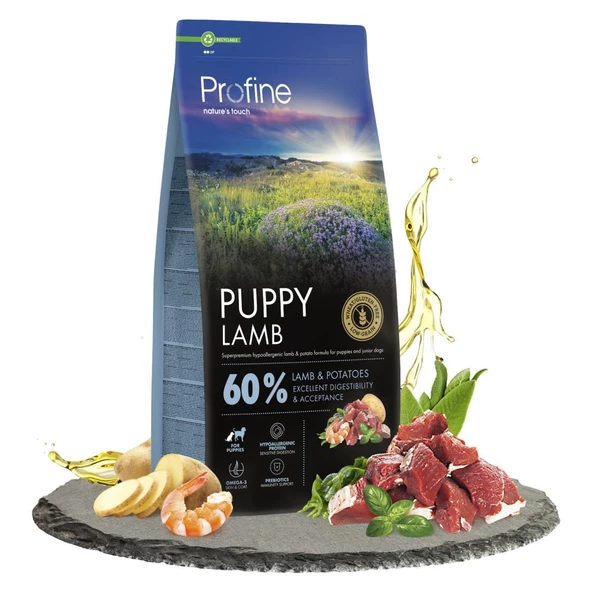 Profine 12kg Gluten Free Puppy Lamb Glutensiz Kuzu Etli Yavru Köpek Maması - 2