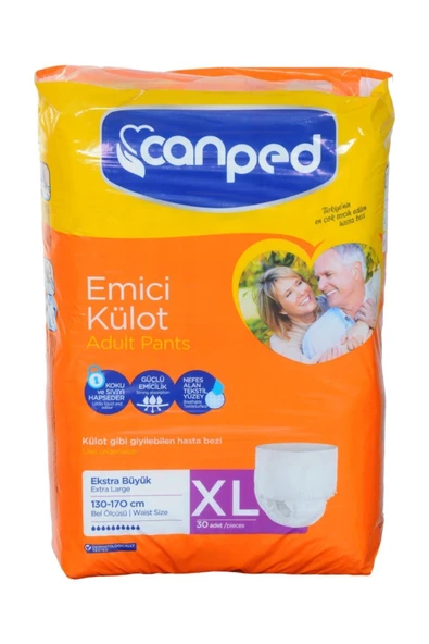 Canped Ekstra Büyük Boy (XL) 30'lu Emici Külot