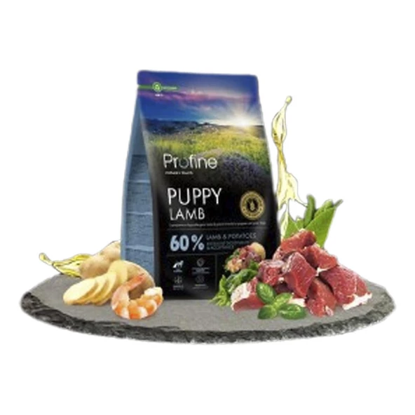 Profine 1kg Gluten Free Puppy Lamb Glutensiz Kuzu Etli Yavru Köpek Maması - 2