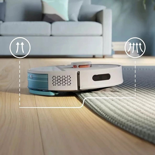 Philips HomeRun 3000 Serisi Aqua XU3000/02 Beyaz Akıllı Robot Süpürge - 10