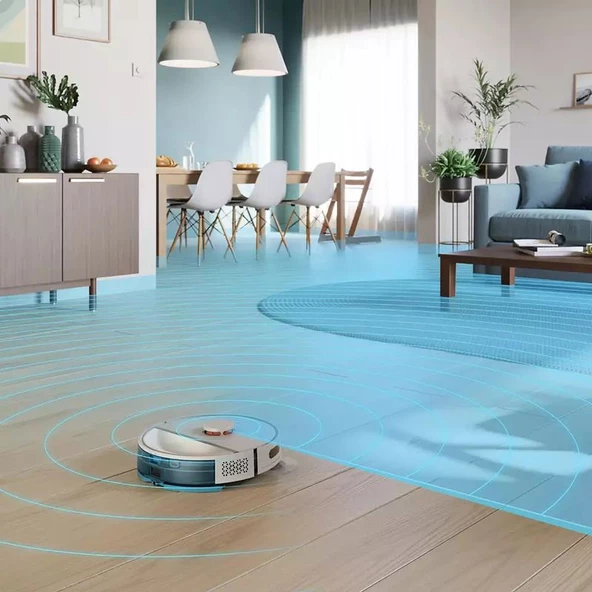 Philips HomeRun 3000 Serisi Aqua XU3000/02 Beyaz Akıllı Robot Süpürge - 3