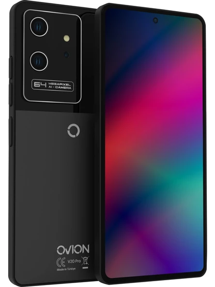 Ovion V10 Life 128 Gb/4 GB Ram Siyah Android+Bluetooth Kulaklık Hediyeli