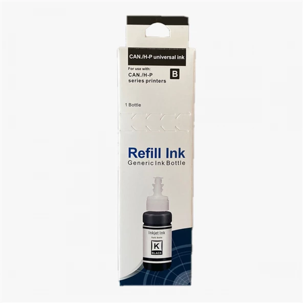 H/Can. Üniversal Black Mürekkep 70ML