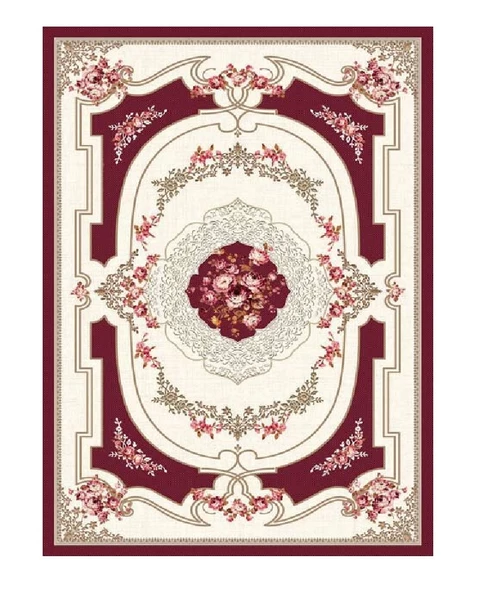 Brillant İpek Latex Kaymaz Taban Halı-KARDELEN HJ11616.801-(90x160)