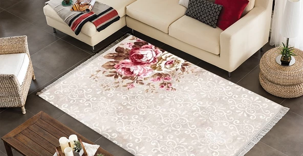 Brillant Latex Kaymaz Taban Halı-HELEN HL11331.802-(130x190)
