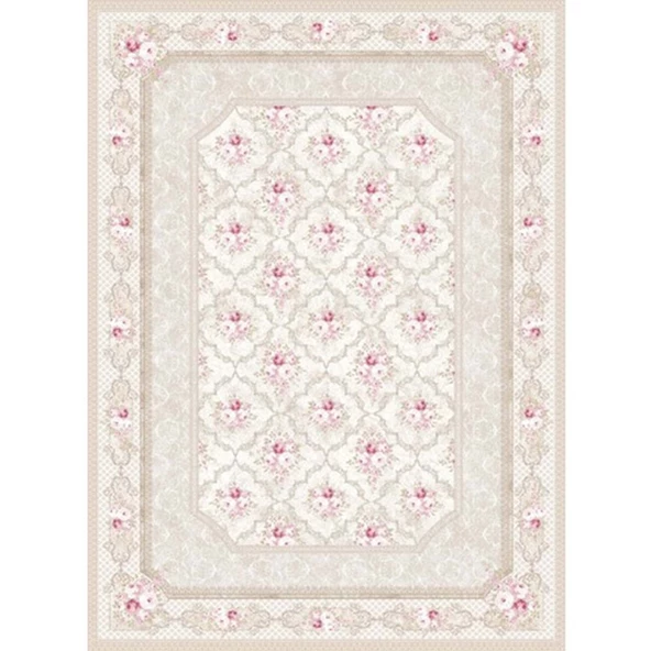 Brillant İpek Latex Kaymaz Taban Halı-TENDA HJ11724.804-(160x230)