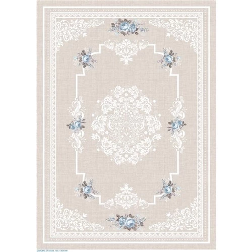 Brillant Latex Kaymaz Taban Halı-GARDEN HL11172.103-(130x190) - 2