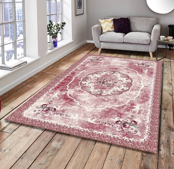 Brillant Latex Kaymaz Taban Halı-MERİÇ HL11173.106-(130x190)