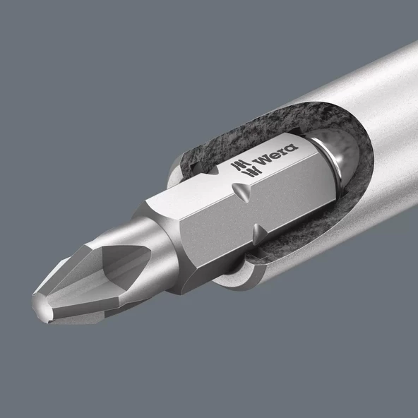 Wera Kraftform Kompakt 28 Uzatmalı 6 lı Bits Set 05073240001 - 6