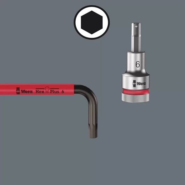 Wera 950 SPKL Hex-Plus Renkli Topbaş Alyan 2,5mm 05022604001 - 6