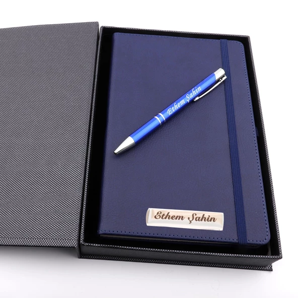 Özel Kutusunda İsme Özel Defter Kalem Seti Öğretmenler Günü - 3