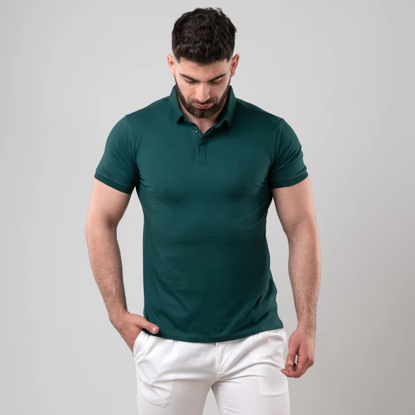 SAN&FA POLO YAKA SLİMFİT ERKEK T-SHİRT - Resim 8