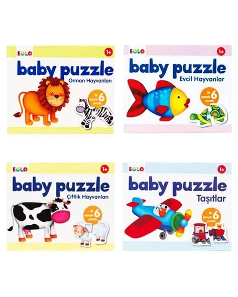 Baby Puzzle Seti 4 Adet Eolo Yayınları