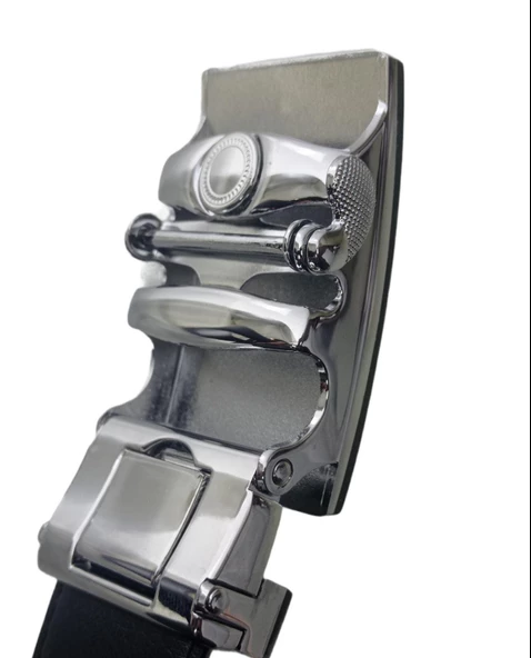 Erkek Otomatik Tokalı Raylı Deliksiz Kemer - 2