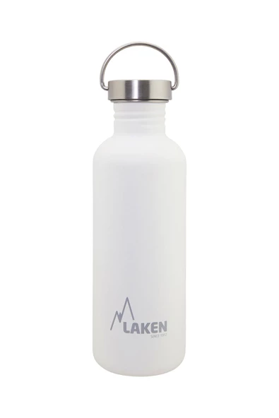 Laken Çelik 18/8 Vintage Basic Şişe 1L - Beyaz LKBSH100BL