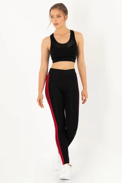 DoReMi Active Sportive Üç Çizgili Tayt-875 - 2