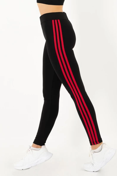 DoReMi Active Sportive Üç Çizgili Tayt-875 - 5