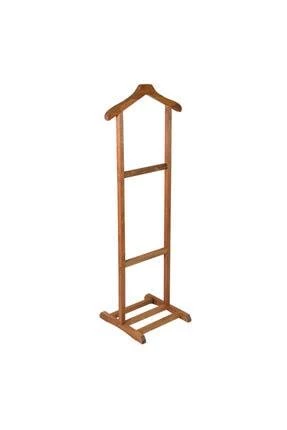 Ahşap Dilsiz Uşak Elbise Askısı Tekli Dilsizuşak Askılık - 7