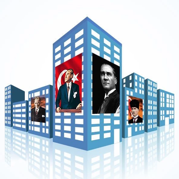 Atatürk Posteri - 1-300*450 cm - 2