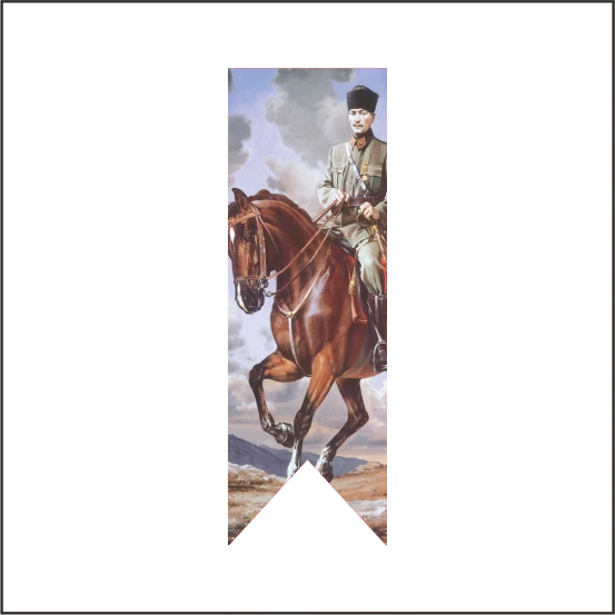 Atatürk Posteri Kırlangıç-4-  70*200cm - Resim 3