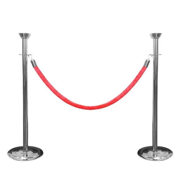 Protokol Köşesi Krom Bariyer - 75 cm - Resim 3