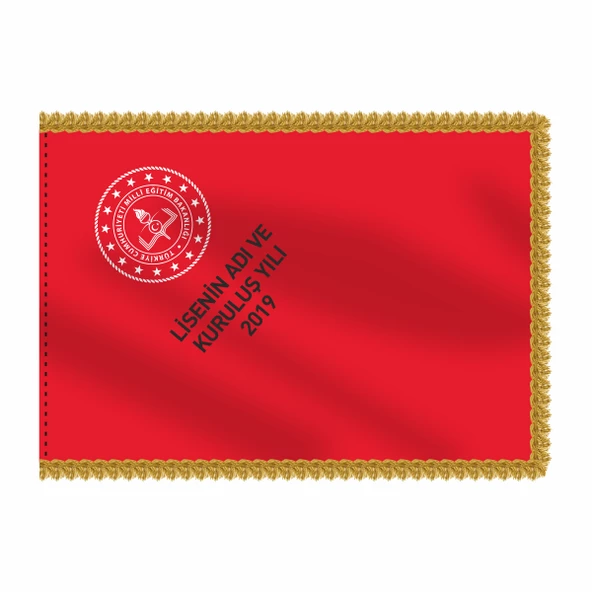 Lise Tören Bayrağı - Resim 3