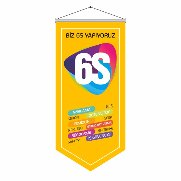 6S Kalite Bayrağı 70x150 - 3