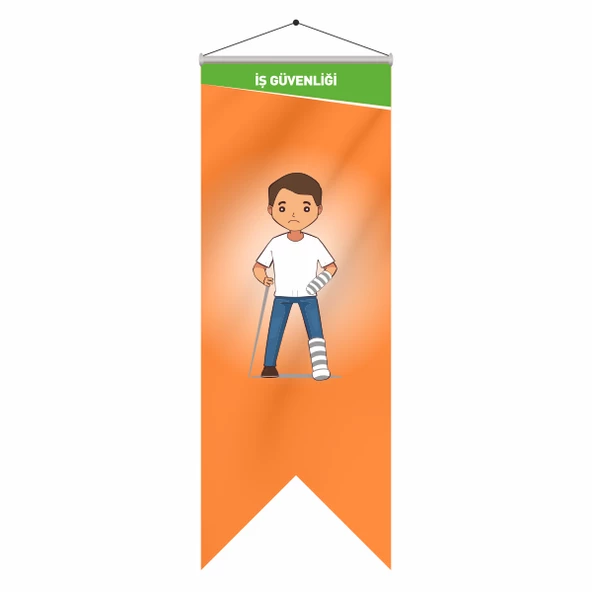 İş Güvenliği Kırlangıç Flama 50x150 - Resim 3