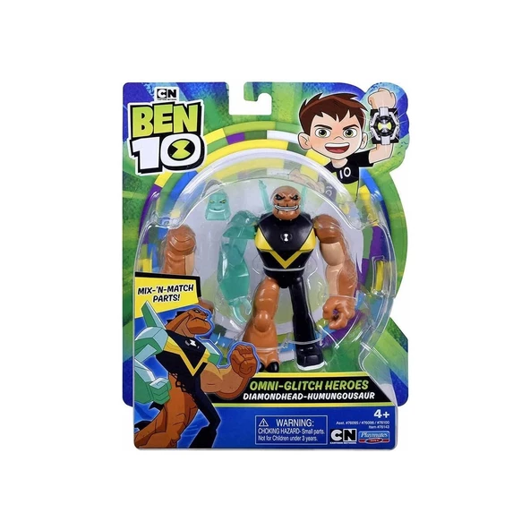 Ben 10 Aksiyon Figürler S1W12 53110 - Diamondhead Humungousaur - 2