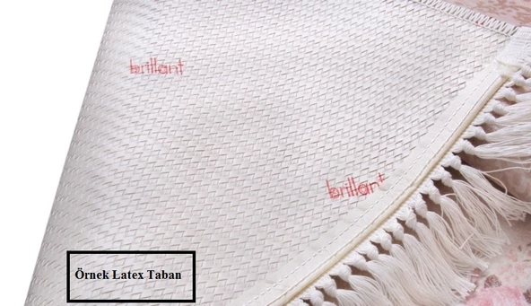 Brillant İpek Latex Kaymaz Taban Halı-TENDA HJE11724.803-(90x300) - 4