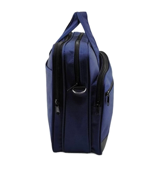 Sırımsı Lacivert 1900 Denye Kumaş Laptop & Evrak Çantası (160) - 3