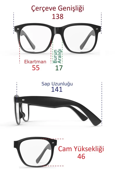 Della Pianto DP266BLACK Stable Round Kadın Güneş Gözlüğü - 3
