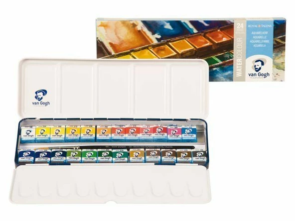 VAN GOGH SULUBOYA TABLET SET 24'LÜ (METAL) - 1
