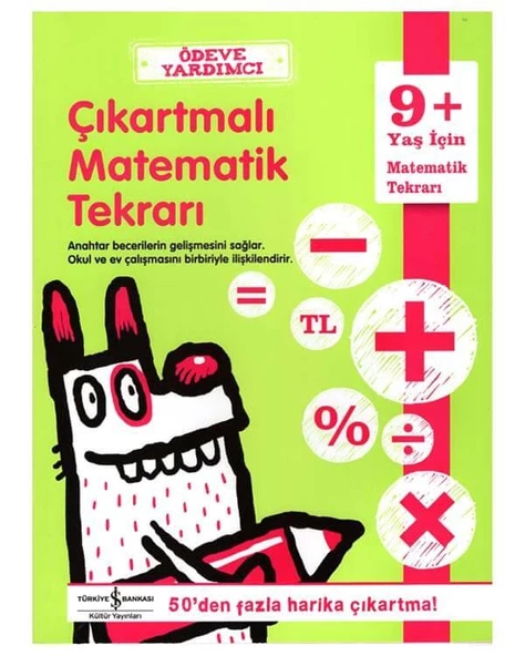Ödeve Yardımcı Çıkartmalı Matematik Tekrarı İş Bankası Yayınları