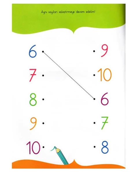 Yaratıcı Çocuklar Sayıların Dünyası 6 Yaş - Resim 2
