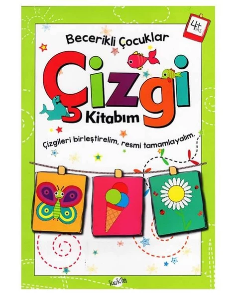 Becerikli Çocuklar Çizgi Kitabım 4 Yaş