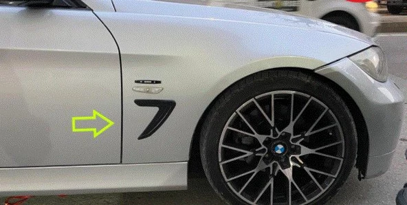 Her Araca Uyumlu Pianoblack Camurluk Venti - Resim 2