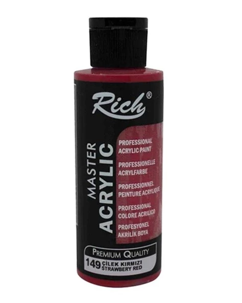 Rich Master Akrilik Boya Çilek Kırmızı 120ml
