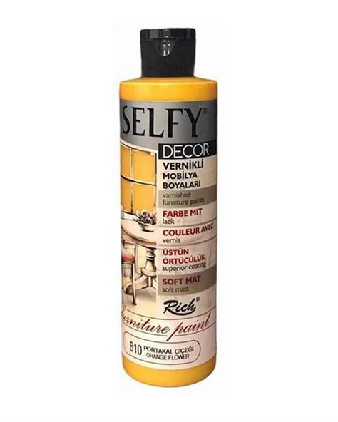 Rich Selfy Decor Vernikli Boya Portakal Çiçeği 240cc