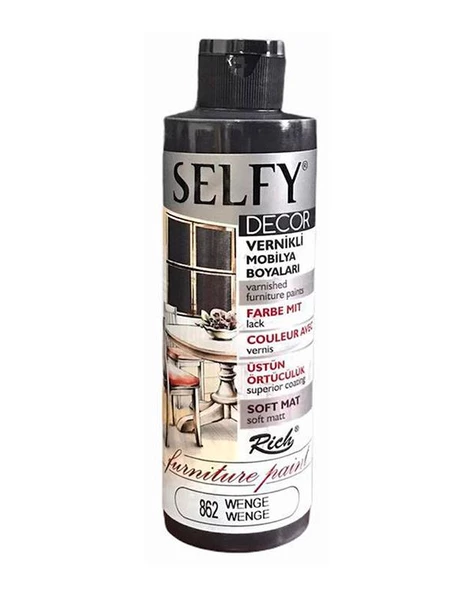 Rich Selfy Decor Vernikli Boya Wenge 240cc