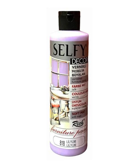 Rich Selfy Decor Vernikli Boya Lilyum 240cc ürün görseli