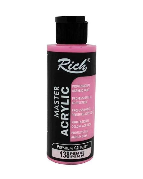 Rich Master Akrilik Boya Pembe 120ml