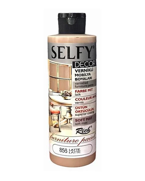 Rich Selfy Decor Vernikli Boya Latte 240cc