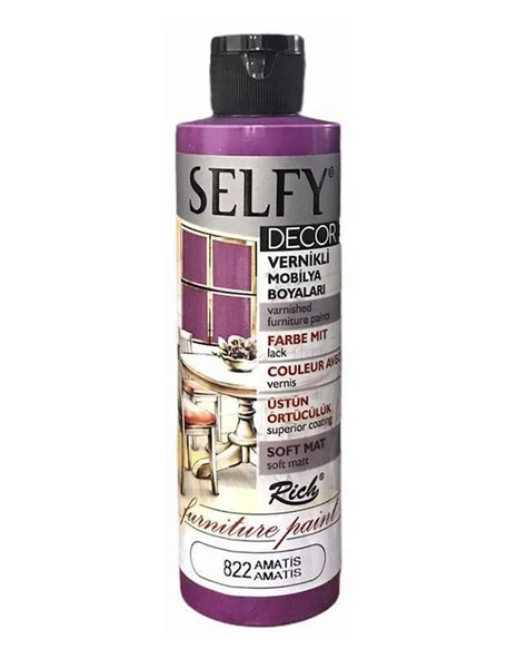 Rich Selfy Decor Vernikli Boya Amatis 240cc