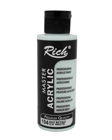 Rich Master Akrilik Boya Buz Beyazı 120ml