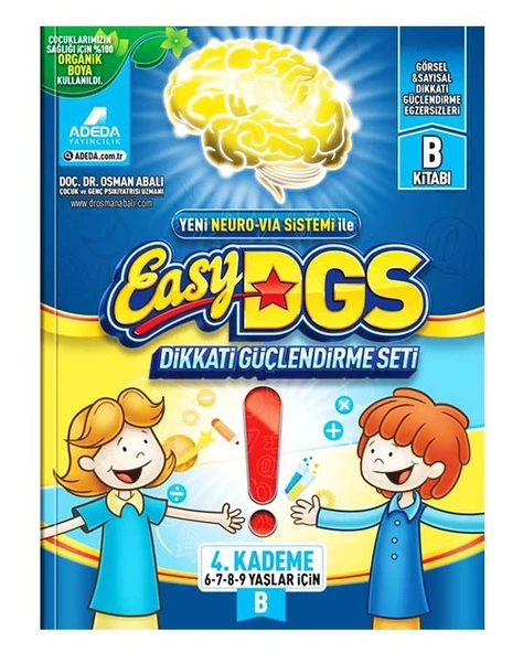 EASY Dikkat Güçlendirme Kitabı 6/9 Yaş B