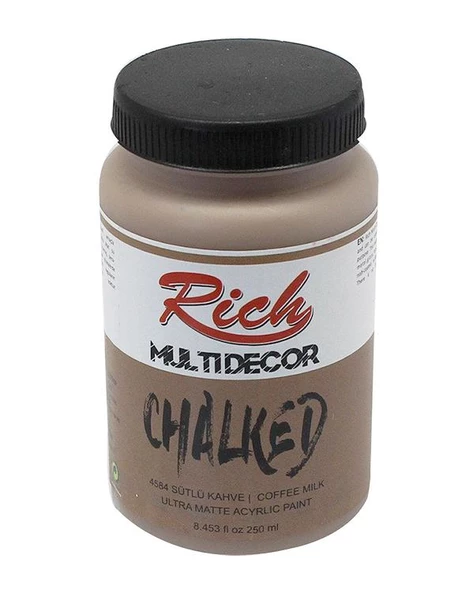 Rich Multi Decor Chalked Akrilik Boya Sütlü Kahve 250ml