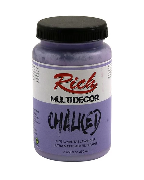 Rich Multi Decor Chalked Akrilik Boya Lavanta 250ml