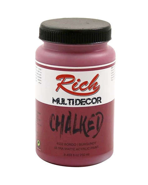 Rich Multi Decor Chalked Akrilik Boya Bordo 250ml