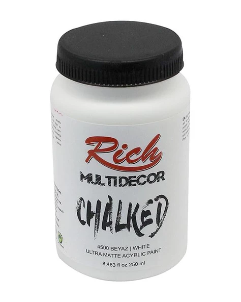 Rich Multi Decor Chalked Akrilik Boya Beyaz 250ml